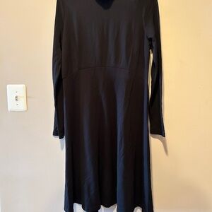Seraphine Black Long Sleeve Maternity Dress